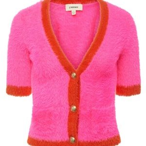L’Agence Susie Cardigan. Never worn, new with tags. Pink/Red